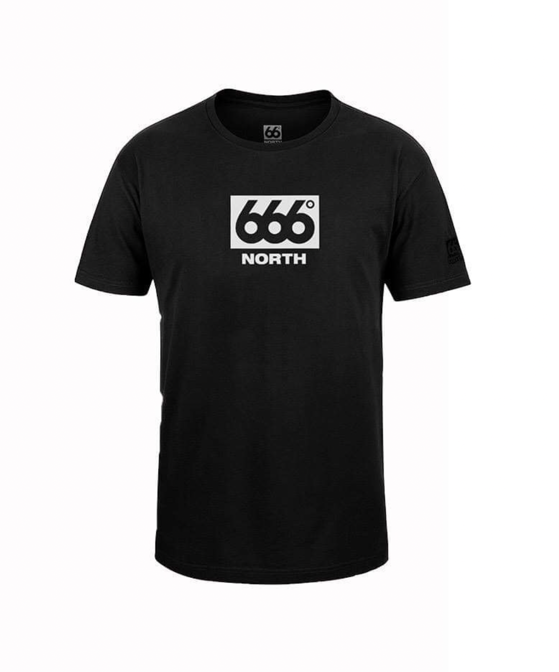 A black 666 North t-shirt